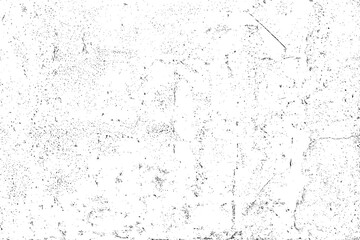 Worn black grunge texture. Dark grainy texture on white background. Dust wall overlay textured. Grain noise particles. Weathered paper effect. Torn graininess pattern. Vector illustration, EPS 10.	


