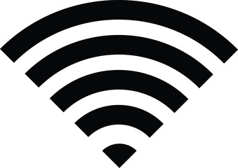 WIFI wireless internet signal flat icon symbol. Connect of network. Bar of satellites for mobile, radio, computer. Hotpot, strength electronic wave from antenna for communication.