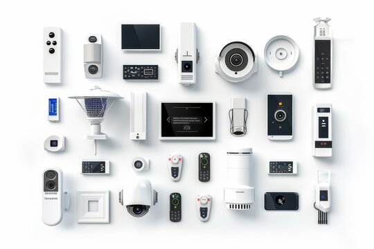 Utilize automated home lighting in industrial operations to enhance surveillance and manage temperature alarms for security.