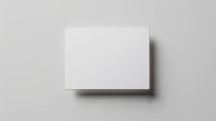 Fototapeta premium Blank white box mockup on white background.