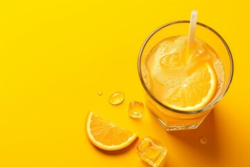 Revitalizing and rejuvenating orange juice images for creative projects