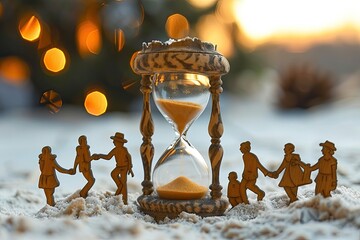 Sands of Time: Symbolizing Aging with an Hourglass Image