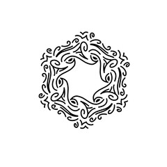 Mandala Logo Vector 