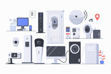 Innovative video cameras in smart buildings record educational videos and automate sports broadcasting for enhanced security.