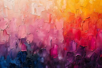 A warm-color themed abstract with vertical paint strokes and texture, creating a soothing background