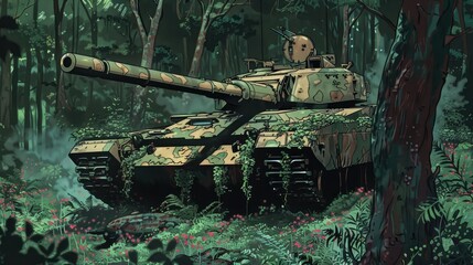 Coloring Tanks to Camouflage