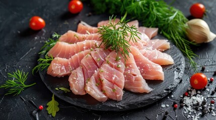 Premium Raw Escalope de Veau - Fresh Cut White Meat from Calf