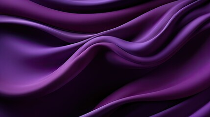 Obraz premium Flowing purple waves creating a luxurious and dynamic abstract background