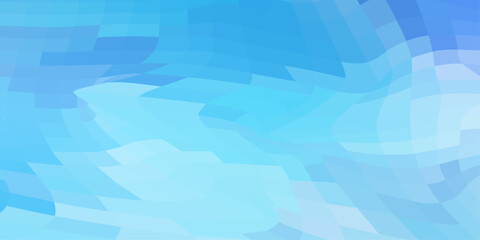 青い幾何学模様の背景　アブストラクト背景イラスト