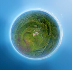 green planet earth