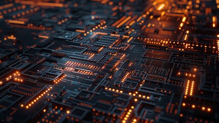 Obraz premium Digital Background for Tech AI Data Audio