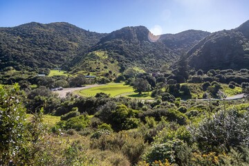Whatipu in th Waitakere ranges in , Auckland, Auckland, New Zealand.