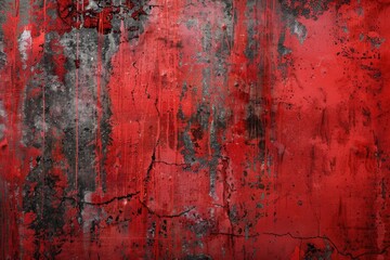 A close-up shot of a red wall with peeling paint. Perfect for texture backgrounds