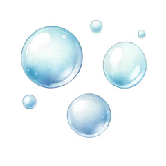 watercolor bubbles