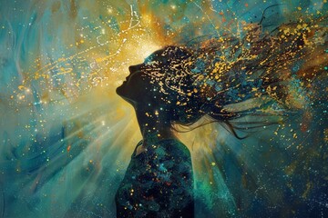 Empowered individuals radiating positivity and energy, embracing self-confidence and a positive mindset