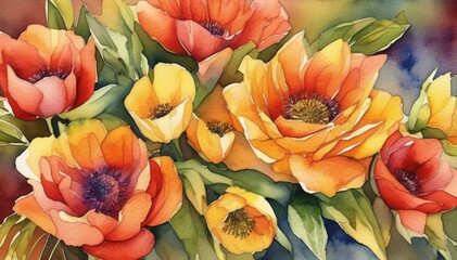 Watercolor Flower