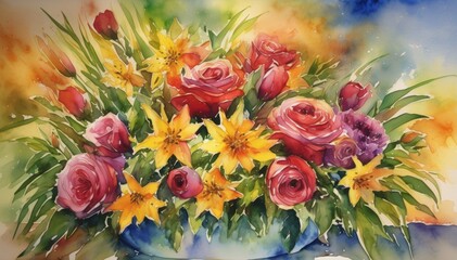 Watercolor Flower