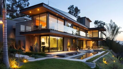 Fototapeta premium house in the night