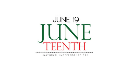 Juneteenth Independence Day Background. Black History Month. Freedom or Emancipation day.