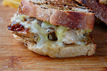 Beef and Cheese Grilled Sandwich