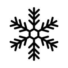 Snowflake Weather Icon Outline