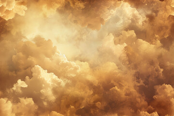 Cloud brown Background | Dreamy and Serene Design | Sky, Clouds, Nature, Sunshine, brown Tones, Relaxing Atmosphere
