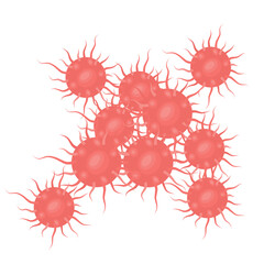 Gonorrhea Bacteria Vector Illustration
