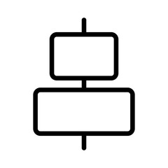 Horizontal center alignment icon from user interface collection Thin linear Horizontal center alignment icon, Line, Solid, Flat Line, Suitable for Web Page, Mobile App, UI, UX design