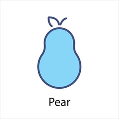 Pear vector icon