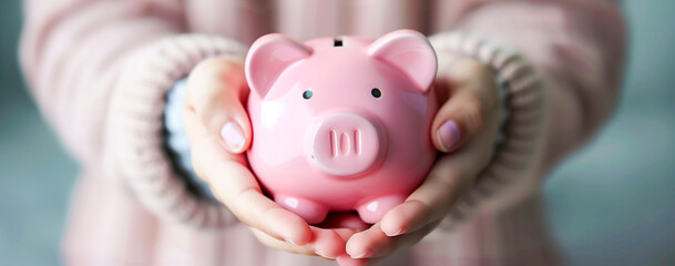 Conceptual image of saving money, educational and inspirational concept.