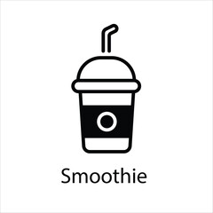 Smoothie vector icon
