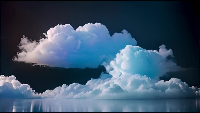 Server Farm Cloud big data computer technology concept. Data Center of cloud computing hub with artificial intelligence.