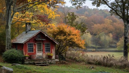 Conceptualize a writers retreat nestled in the countryside, where authors find inspiration in the tranquil surroundings to pen their next masterpiece