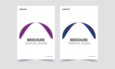 Business flyer , brochure design, brochure cover page layout template