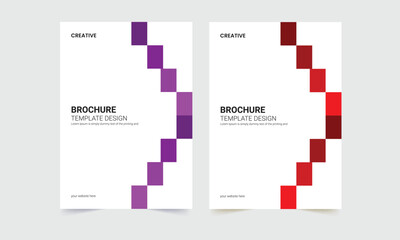 Business flyer , brochure design, brochure cover page layout template