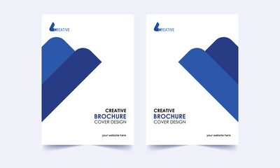Business flyer , brochure design, brochure cover page layout template