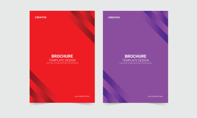 Naklejka premium Business flyer , brochure design, brochure cover page layout template