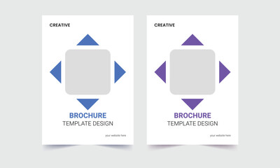 Business flyer , brochure design, brochure cover page layout template