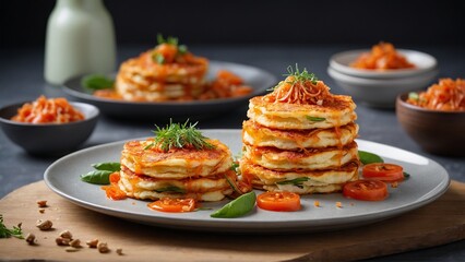 Kimchi buchimgae (kimchi pancake)