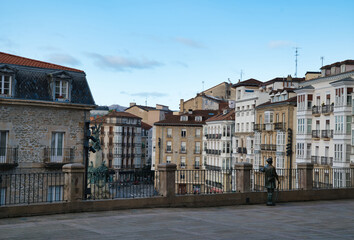 Machete Square in the old town of Vitoria-Gasteiz. Basque Country, Spain