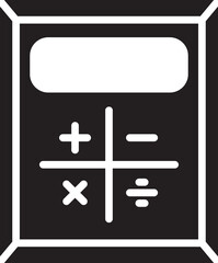 Fototapeta premium Calculator Glyph Icon