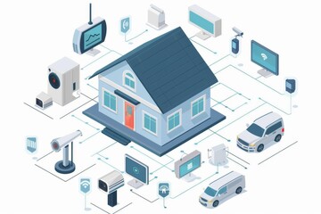 Protective measures employ vision and sensor technology to ensure real-time surveillance, integrating motion and perimeter security systems for vigilant home protection.