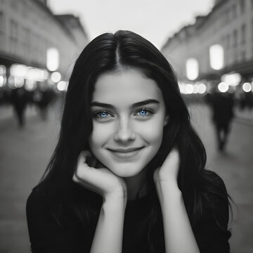 Beautiful AI girl