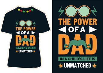 Happy Fathers Day T-shirt Design