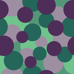 Colorful abstract vector seamless pattern. Random half circle line seamless pattern