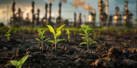A seedlings with refineries