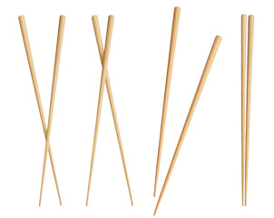 Set of chopsticks cut out