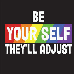 LGBT party SVG colorful design