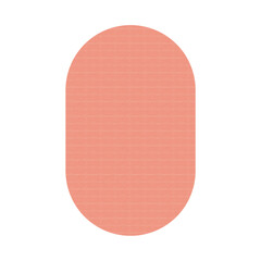 Geometric shape sticker with texture