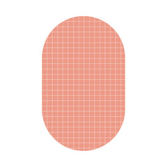 Geometric shape sticker with texture